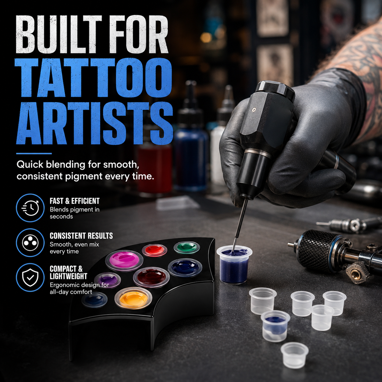 Avreno InkBlend Pro™ Electric Pigment Mixer Kit D